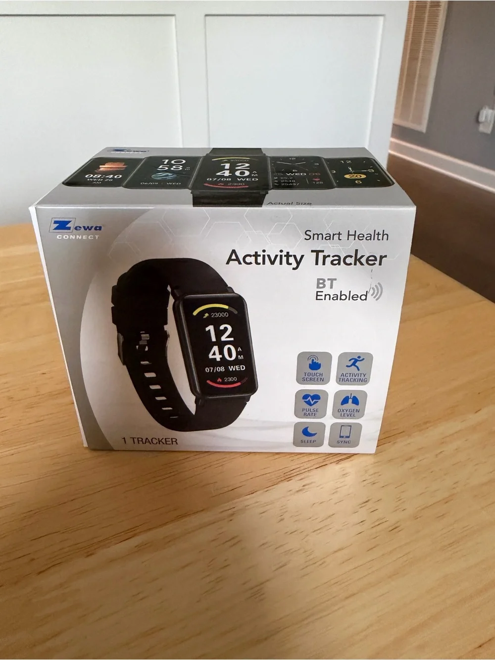 Connect Black Smart Health Activity Tracker with BT